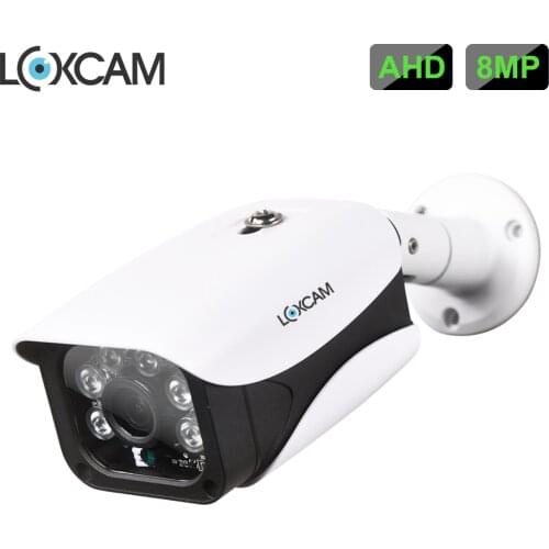 LOXCAM 8MP SONY Sensor AHD Camera Security IP66 outdoor waterproof Camera 8MP IR Night Vision video surveillance camera