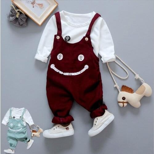 Newborn baby girl clothes sets children long sleeve t-shirts pants suit for baby girls fashion outfits birthday clothing sets