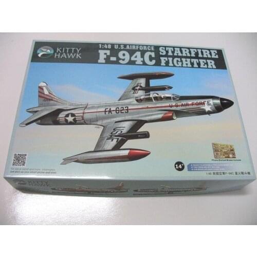 Kitty Hawk 80101 1/48 F-94C Starfire Fighter Assembly model New