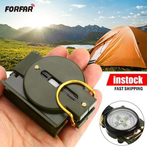 Multifunction Portable Folding Lens Military Compass Boat Dashboard Navigation Compass Dash Mount Outdoor Camping Hiking Tool
