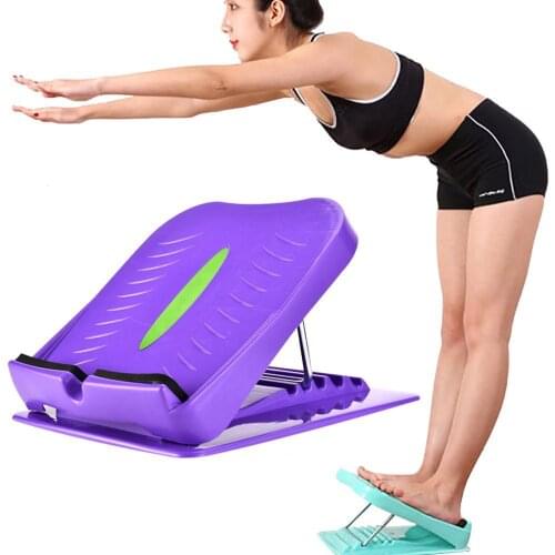 Indoor Outdoor Achilles Stretching Calf Stretch Board Anti-Slip Adjustable Fitness Standing Incline Board Body Stretching Tool