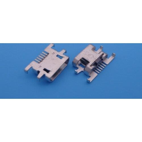 100pcs/lot Micro USB Jack Connector Heavy plate Female 5pin Charging Socket For Sony Xperia M C1904 C1905 Y515 V880 C2004 C2005