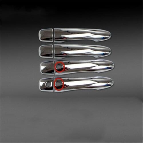 Car styling ABS Chrome Door Handle Bowl Door handle Protective covering Cover Trim For 2014-2019 Nissan X-Trail X Trail T32