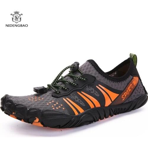 Outdoor Men Casual Shoes Women Sneakers Barefoot Outdoor Beach Sandals Breathable Quick Dry Beach Water Shoes Big size 46