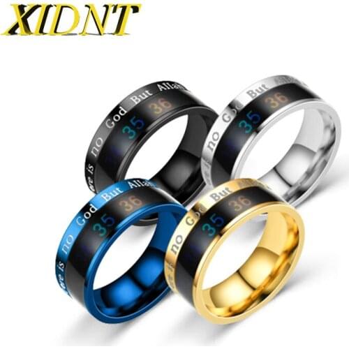 2021 New Temperature Display Smart Ring Men And Women Temperature Feeling Emotion Emotion Waterproof Jewelry party Birthday Gift