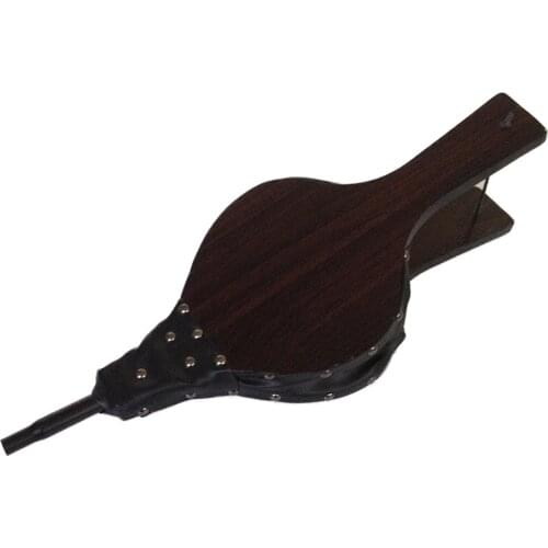 Mini Vintage Wooden Air Blower Fan Manual Fireplace Bellows Outdoor Bonfire Campfire BBQ Picnic Tool Wild Donkey Firing Tool