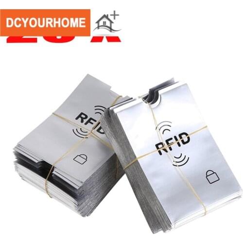 20pcs Hot RFID Card Sleeve Wallet Blocking Contactless Protector Debit Credit