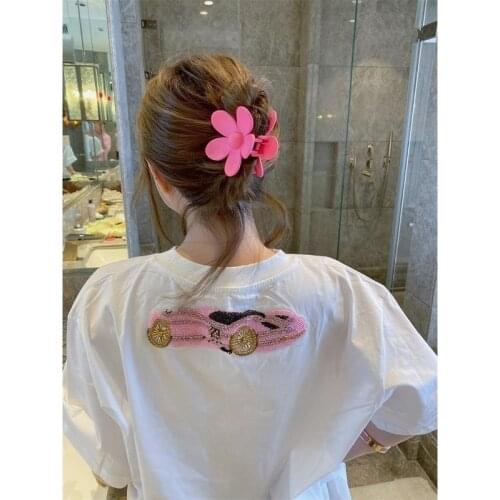 2021 new style hair clip back head hair accessories ponytail headdress tie hair clip flower clip hair clip Japan and South Korea