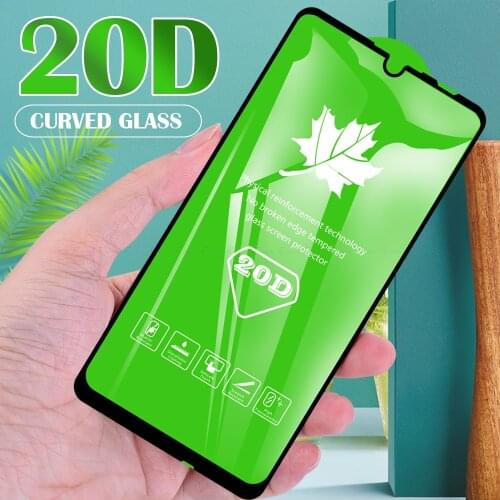 20D Full Cover Glass Screen Protector For Huawei P Smart Plus 2021 2019 2018 Z S Pro Tempered Glass Protective Film