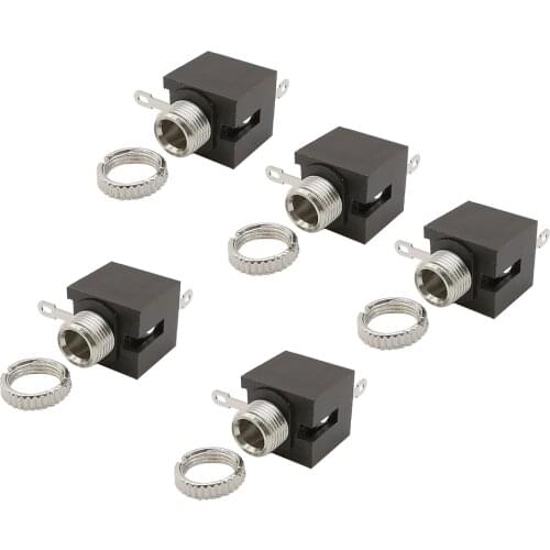 5Pcs/Lot PJ-301M 3.5MM Audio Socket Connector 3 Pin 3.5mm Female PJ-301M Headphone Audio Mono Channel Jack Original new 100