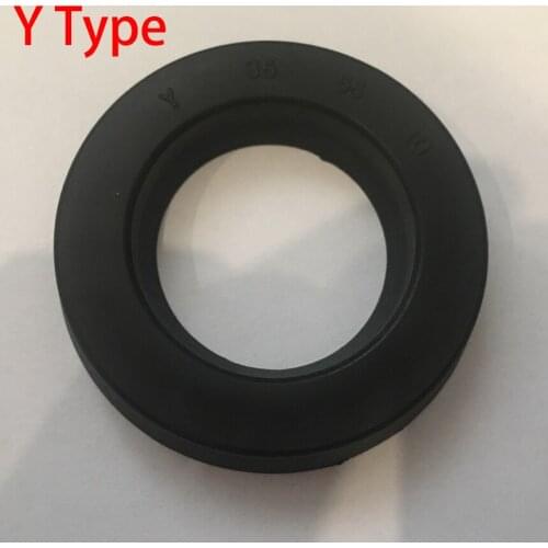 50*80*15 50x80x15 60*80*10/12.5 60x80x10/12.5 Y Type Black NBR Rubber Hydraulic Piston Rod Grooved O Ring Gasket U Lip Seal