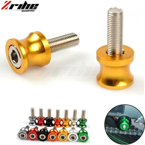 6mm 8mm 10mm Motorcycle CNC Aluminum Swingarm Spools Slider For aprilia ducati honda hyosung triumph suzuki yamaha kawasaki
