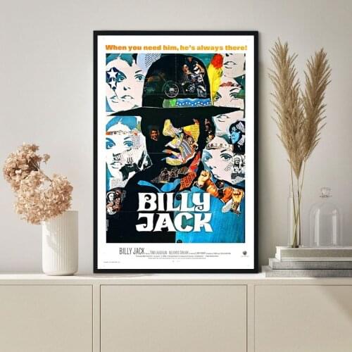 Billy Jack, original 70s poster Movie Poster Canvas Print Wall Painting Home Decoration