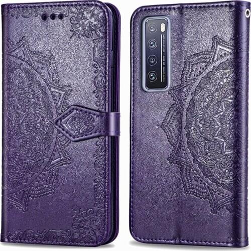 Wallet Case For Huawei Nova 7 5G Case Floral Filp PU Leather Cover For Huawei Nova 7 Pro 5G Case For Huawei Nova 7 SE Cover Book