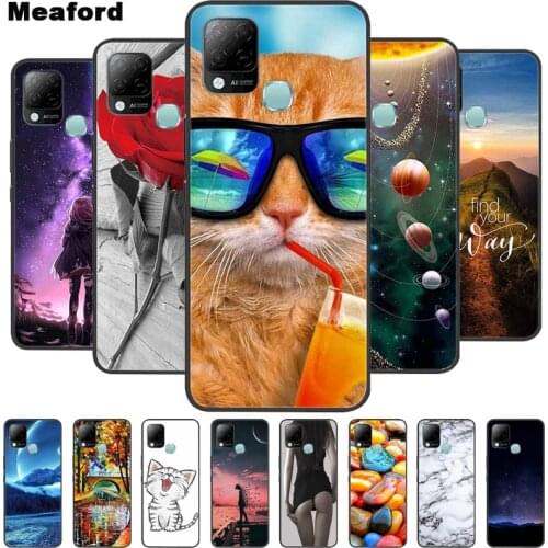 Case For Infinix Hot 10S Silicone Soft TPU Phone Cover For Infinix hot 10s NFC Case Protective Case Bumper for Infinix Hot 10T