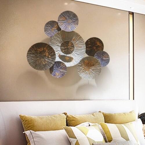 Sofa Wall Wrought Iron Wall Hangings Creative Three-dimensional Home Decor Wall Decoration