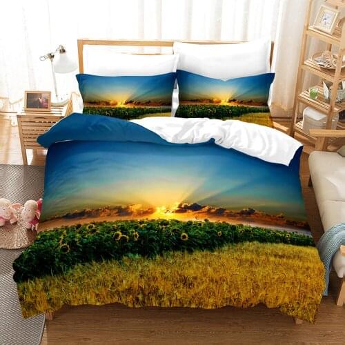 Bedding Set 3D Print Design Duvet Cover Queen Twin Size Dropshipping Boy gife SINGLE only 1 Pillowcase Flower