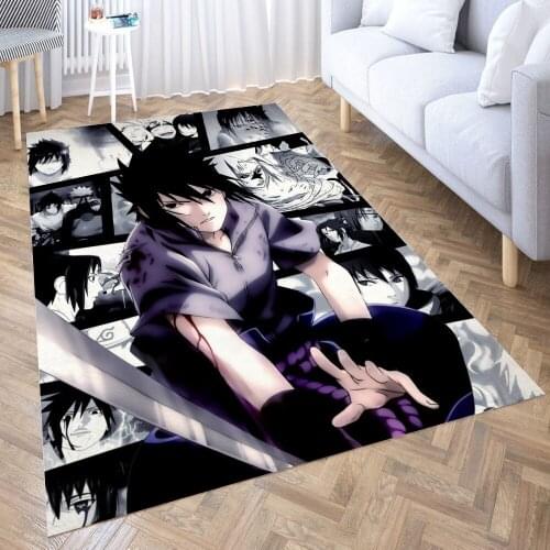 Sasuke Uchiha Rugs Non-Slip Floor Mat Doormats Home Rug Carpet Bedroom Entrance Door Mat Kitchen Rugs Yoga Mat Doormat Decor