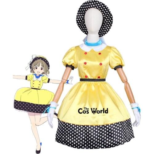 Love Live! Nijigasaki 3rd School Idol Festival Yume no Hajimari Nakasu Kasumi Outfit Anime Cosplay Costumes