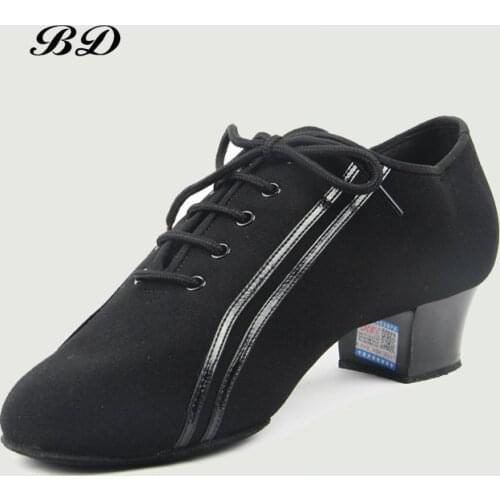 TOP Dance Shoes Mens Latin Snakeskin Ballroom Shoe Dance Heels 4.5 CM Lace High-end Dedicated Salsa Dancing Shoes BAG GIFT SOCK