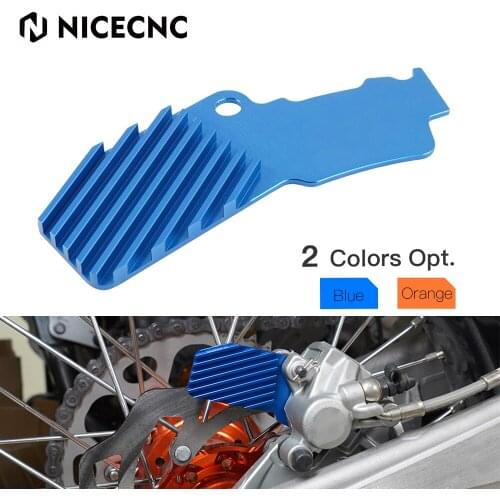 NICECNC Rear Brake Heat Sink Caliper Cooler Protector For Husqvarna TC TE TX FC FE FX 125-501 150 200 250 300 350 400 450 14-21