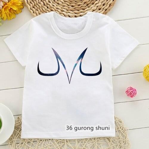 New Majin Bu Japan Cartoon Print Anime Clothes Boys/Girls Kids T Shirts Toddler Children Clothing T-Shirts Summer Tops Harajuku