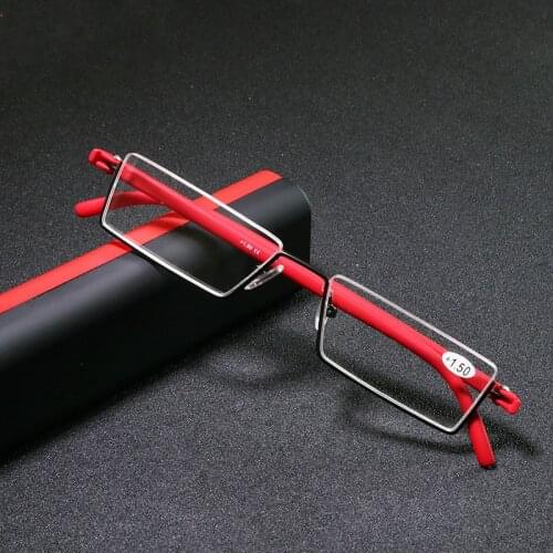 Ultra Lightweight Foldable Glasses men TR90 half Reading Glasses Women MINI Presbyopic Eyeglasses gafas de lectura lesebrille