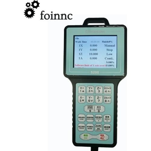 S200 4axis CNC Handle Controller Motion Control System support G code 500KHZ For Engraving Milling Machine