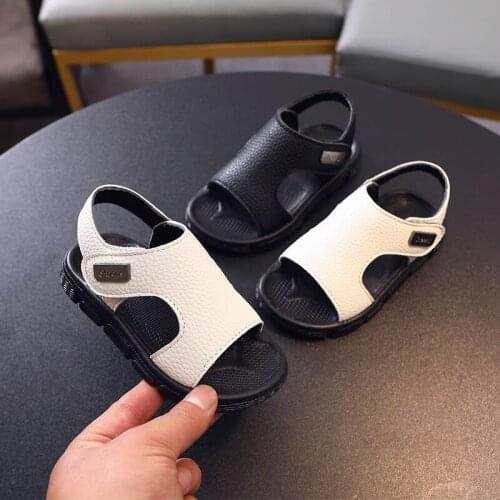 Toddler Sandals Baby Girls Shoes Summer Solid Color Non-slip Breathable Boys Sneakers Kids Infant Sport Children Sandals