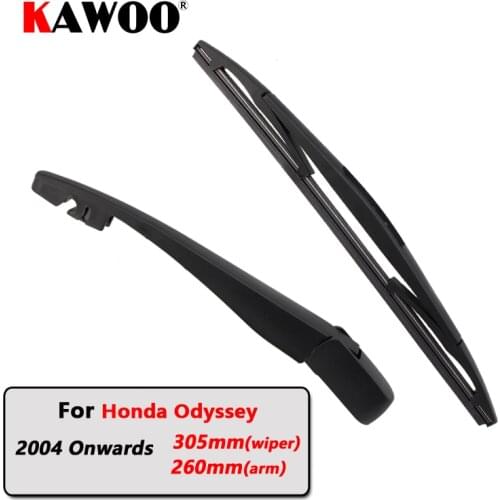 KAWOO Car Rear Wiper Blade Blades Back Window Wipers Arm For Honda Odyssey Hatchback (2004-) 305mm Car Accessories Styling