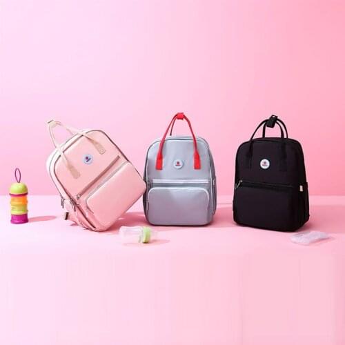 2021 New Diaper Bag Backpack Large Capacity Waterproof Bag For Mom And Baby Portable Backpack Multi-function Backpack For Mom