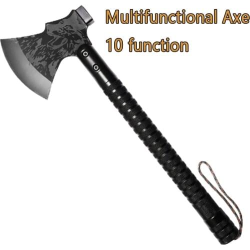 Wolf axe multifunctional outdoor camping fire axe hacking engineer axe survival axe chopping axe tomahawk