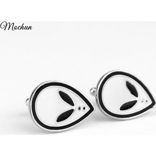 MQCHUN Superhero Mask Cufflinks Mens Shirt Cufflinks High Quality Fighting Robots Alien French Shirt Cuff Links Men Accessories