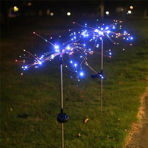 1 Pc 90/150 LED Solar Stair Light Outdoor Backyard Lawn Light Waterproof Garden Decoration Landscape Fireworks Light