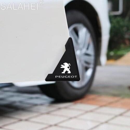 2/4pcs Car Door Protection Bumper Corner Cover Anti-Scratch Sticker For Peugeot 206 207 307 3008 2008 5008 308 408 508 301 208