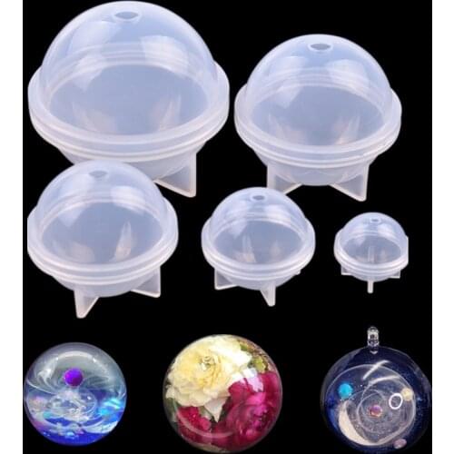 20/30/40/50/60mm Stereo Spherical Silicone Mold Cake Decorating Tools ewelry Making DIY Balls Resin Decoration Crafts