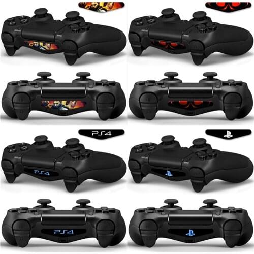 5PCS/Set LED Light Bar Cover Decal Skin Sticker for PlayStation 4 PS4 slim pro Controller ps4 controller led light