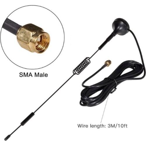 7dBi Dual Band 2.4GHZ 5.8GHz WiFi Wireless Antenna RP-SMA Male Magnetic Base