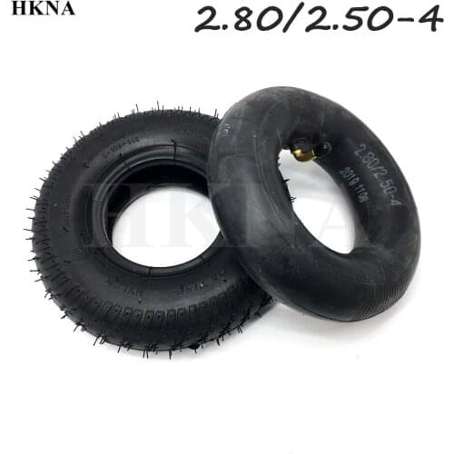 2.80/2.50-4 Tire Accessories 2.80/2.50*4 Inner Outer Tires for Electric Scooters, Tricycles, Mini Electric Vehicles