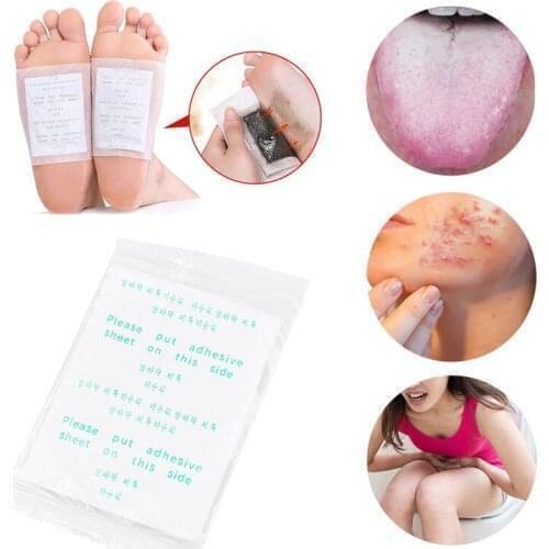 Artemisia Argyi Detox Foot Patches Pads Toxins Feet Slimming Cleansing Herbal Body Health Adhesive Pads 10Pcs