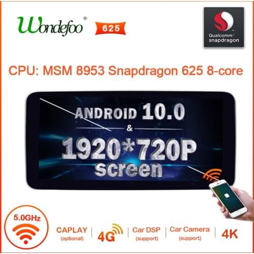 Snapdragon 8CORE 4G64G Android 10 Car Radio For Mercedes Benz A/B/C/CLA/CLS/E/G/GLA/GLC/GLK/SLK SLC CIASS GPS player Multimedia