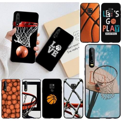 I love Basketball Court Phone Case for Huawei P40 P30 P20 lite Pro Mate 30 20 Pro P Smart 2020 prime