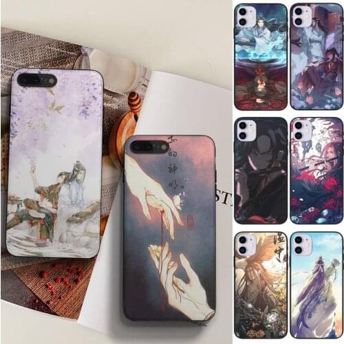 Grandmaster Mo Dao Zu Shi MDZS Anime Phone Case Fundas Shell Cover For Iphone 6 6s 7 8 Plus Xr X Xs 11 12 13 Mini Pro Max
