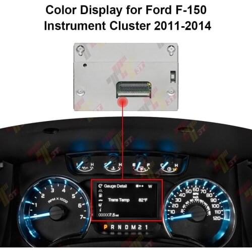 Color display LCD Screen for Ford F150 F-150 Speedometer Instrument Cluster