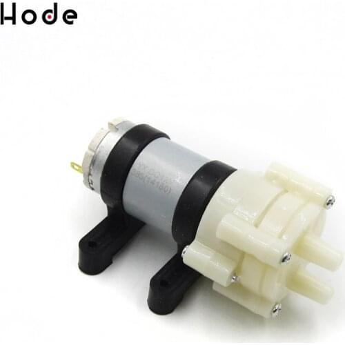 DC6-12V R385 Aquarium Fish Tank Round Water Air DC Diaphragm Pump Aquarium Air Pumps Accessories