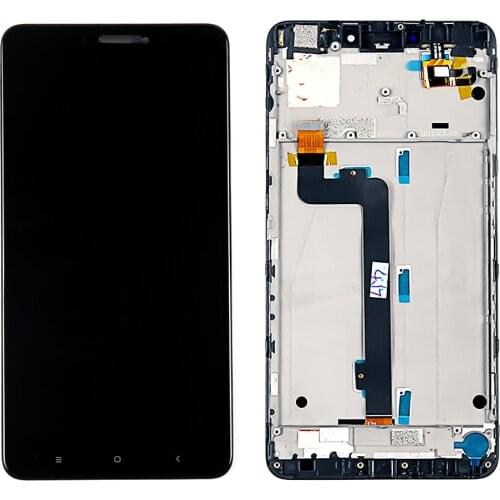 For Xiaomi Max 2 Mi Max 2 LCD Display Touch Screen Digitizer Glass Assembly + Frame