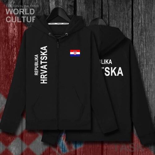 Croatia Hrvatska Croatian HRV Croats mens fleeces hoodies winter cardigan jerseys men jackets and coat tracksuit zipper clothes