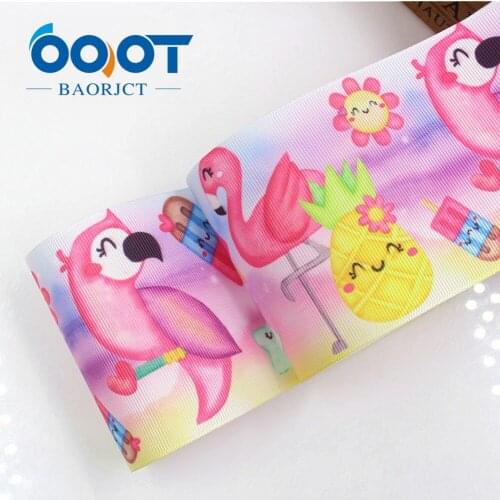 3 inch 75mm Cartoon Printed grosgrain ribbon , 10 yards DIY handmadeHair accessories Material wedding gift wrap