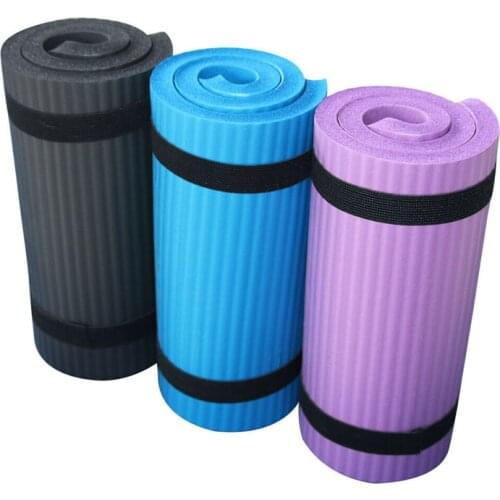 60x25x1.5cm Thick and Durable NBR Yoga Mat Anti-Skid Sports Fitness Mat Anti-Skid Mat To Lose Weight Yoga Fitness Accessories