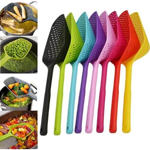 Kitchen Accessories Gadgets Nylon Strainer Scoop Colander Drain Veggies Water Scoop Gadget Cooking Tools Kitchen Tools Supplies